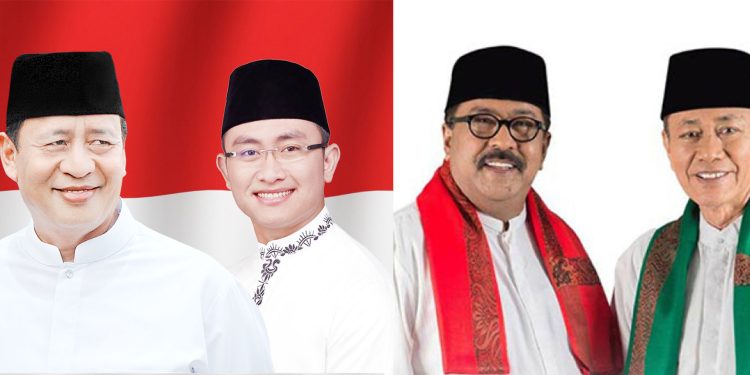 Wahidin Halim – Andika Hazrumy Ungguli Perolehan Suara Rano Karno – Embay Mulya Syarief di Pilgub 2017