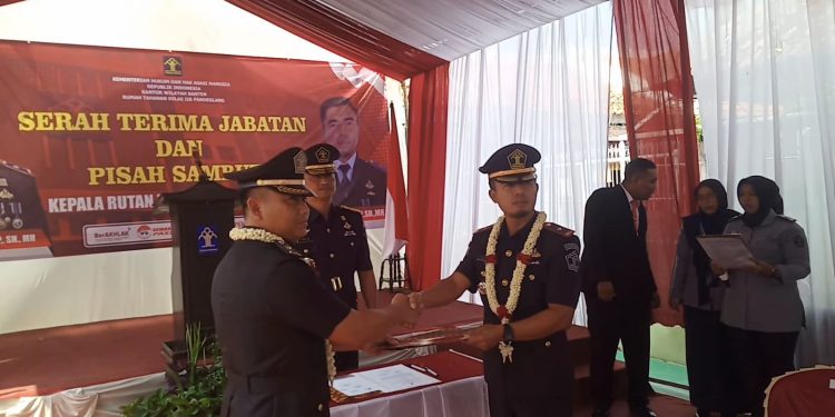 Syaikoni Resmi Jadi ‘Nahkoda’ Rutan Kelas II B Pandeglang