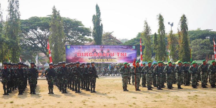HUT ke-78 TNI, TNI di Lebak Harus Mampu Jaga Stabilitas Pemilu 2024