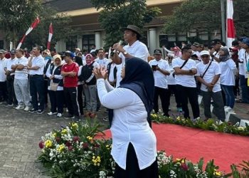 KP3B Penuh, Puluhan Ribu Orang Jalan Sehat Bareng Al Muktabar