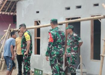 Dandim 0603/Lebak Cek Progres Rehabilitasi RTLH TMMD ke-118