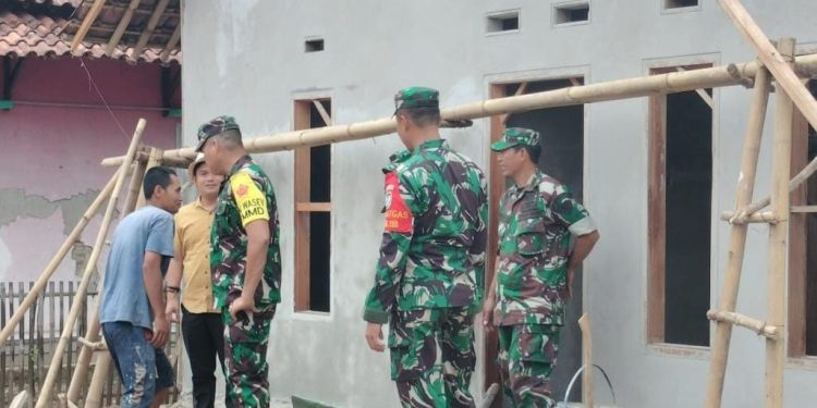Dandim 0603/Lebak Cek Progres Rehabilitasi RTLH TMMD ke-118