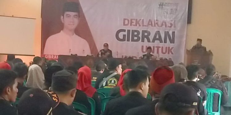Relawan Gebug Dibentuk, Dukung Gibran Maju di Pilpres 2024