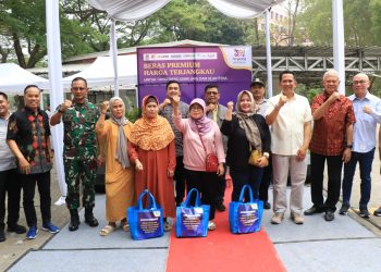 Pj Bupati Tangerang dan Lippo Karawaci Jual Beras Premium Harga Terjangkau