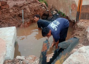 Pipa Air Sobek Dihantam Beko Kontraktor, Perseroda PITS Ngaku Rugi