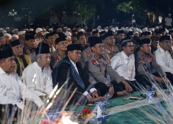 Perkuat Sinergitas, Polda Banten Peringati Maulid Nabi Bersama TNI