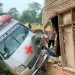 Ambulan Desa Tabrak Rumah Warga di Padarincang, Pengendara Motor Nyaris Diseruduk