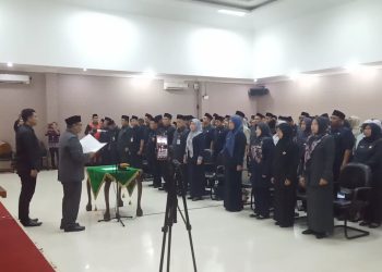 Percepatan Kinerja, Puluhan Pejabat di Pemkab Pandeglang Dilantik