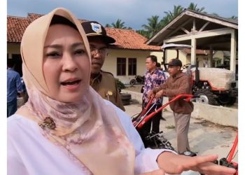 Bupati Irna Serahkan Ratusan Alsintan kepada 129 Kelompok Tani