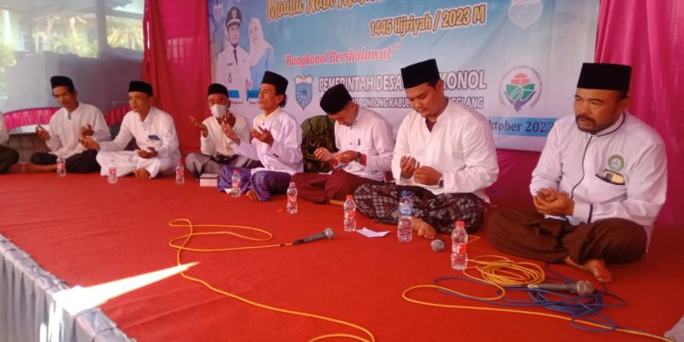 Bangkonol Bersholawat Menggema di Acara Maulid Nabi