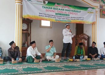 Resmikan Taman Baca Masyarakat, Sanuji Harap Makin Banyak Warga Datang ke Masjid