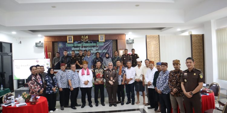 Sempurnakan Rumah Restorative Justice Adat, Kejari Lebak Gelar FGD dengan Tokoh Adat