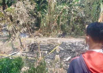 Rumah Panggung Terbakar, Seorang Kakek Tewas Terpanggang