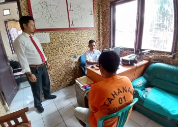 Maling Bakar Motor Curian di Waringinkurung Buat Hilangkan Sidik Jari