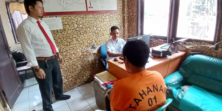 Maling Bakar Motor Curian di Waringinkurung Buat Hilangkan Sidik Jari