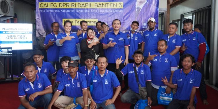 Targetkan 60 Ribu Suara di Banten III, Dwiki Ramadhani Kumpulkan Relawan se-Kecamatan Karangtengah