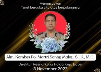 Innalillahi, Mantan Direktur Resnarkoba Polda Banten Berpulang