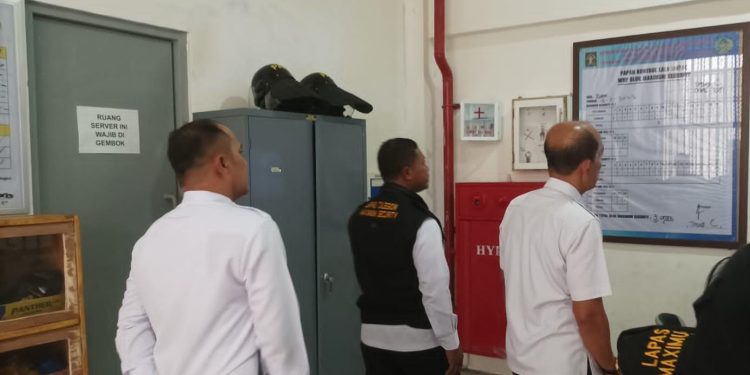 Pastikan Situasi Aman, Tim Monev Kanwil Banten Kunjungi Gedung Maximum Security Lapas Cilegon