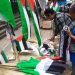 Sehari Jelang Aksi Bela Palestina, Pedagang Atribut Palestina Bermunculan di Cilegon