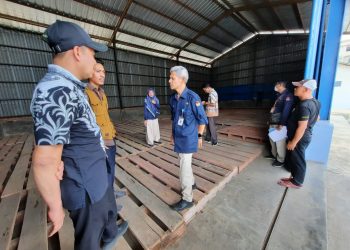 KPU Banten Cek Gudang Logistik Pemilu di Pandeglang
