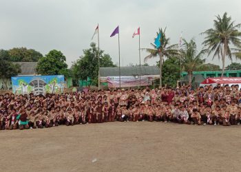 Ratusan Orang Ramaikan Perkemahan Pramuka di Ciwandan