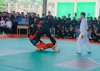 Ratusan Pesilat dari 10 Perguruan Bertarung di Pandeglang
