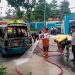 Ngetem, Mesin Angkot di Lebak Meledak dan Terbakar