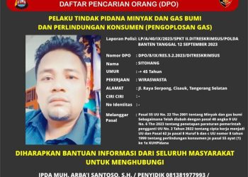 Jadi DPO, Bos Mafia Gas di Lebak Diburu Polisi