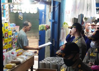 Ratusan Pedagang Pasar Kutabumi Dapat Surat Teguran