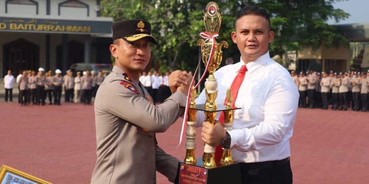 Polresta Tangerang Juara Pertama Lomba Kampung Bebas dari Narkoba