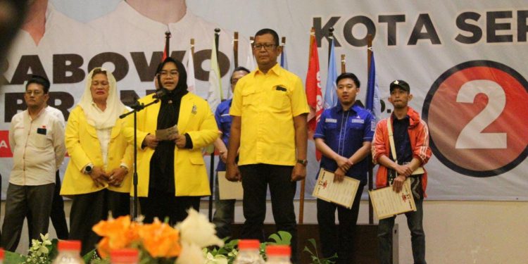 TKD Kota Serang Terbentuk, Siap Menangkan Prabowo-Gibran Satu Putaran