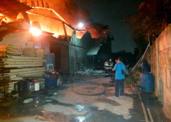 Akibat Kebakaran, Kades Pangkalan Sebut Manajemen PT PSM Akan Berikan Bantuan