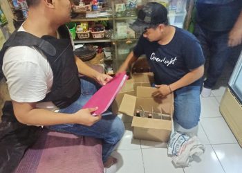 Petugas Polsek Padarincang Temukan 4 Warung Jamu Jual Miras