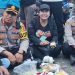 Kapolresta Serang Kota Kawal Aksi Buruh di Pendopo Bupati Serang