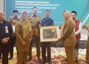 SDIT ICMA Sabet Penghargaan Pangan Jajanan Anak Sekolah Aman dari Badan POM di Serang