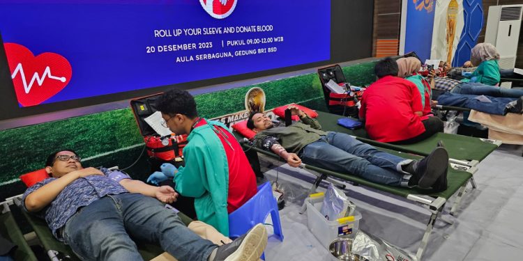 BRI Regional Office Jakarta 3 Sumbang 128 Kantong Darah ke PMI