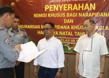 Lima Napi Rutan Kelas IIB Serang Dapat Remisi Natal