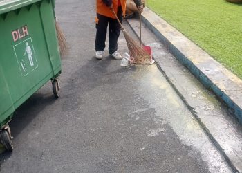 Persiapan Libur Tahun Baru, Ratusan Personel Penyapu Jalan Disiagakan DLH Kota Tangerang
