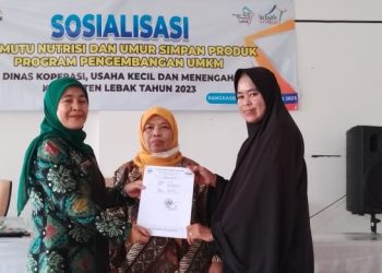 Dinkop dan UKM Lebak Fasilitasi UMKM Peroleh Legalitas Usaha