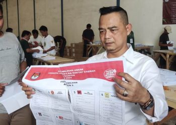 KPU Kabupaten Serang Temukan 10 Surat Suara Rusak