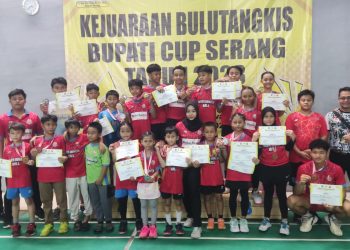 Talenta Badminton Club Borong 16 Medali di Kejuaraan Bulutangkis Bupati Cup 2023