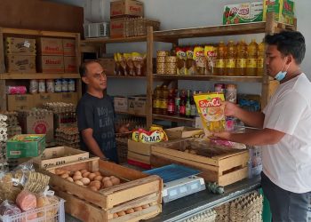Jelang Natal dan Tahun Baru, Polisi Sektor Panongan Tangerang Cek Harga Sembako