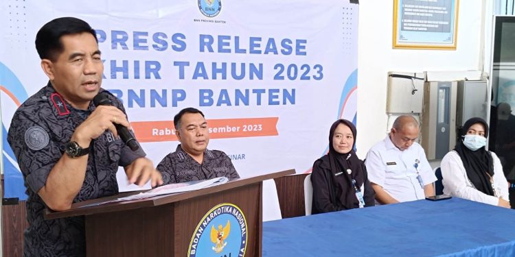 Selama 2023, BNN Banten Gagalkan Peredaran Narkoba Senilai Rp 15 Miliar Lebih