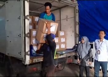 KPU Pandeglang Terima Logistik Susulan Pemilu 2024