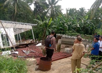 Pasca Longsor di Pandeglang, Lurah dan Kadinsos Cek Lokasi