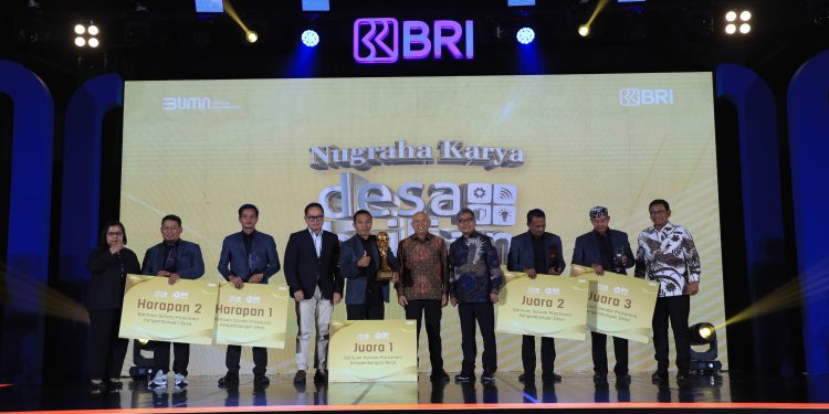 BRI Berikan Rp1 Miliar Kepada Juara Umum Nugraha Karya Desa BRILiaN