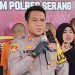 Polres Serang Tangkap Pengedar Obat Keras Asal Desa Sukarame