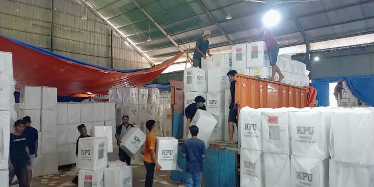 KPU Pandeglang Belum Distribusikan Surat Suara Pemilihan Presiden dan Wakil Presiden