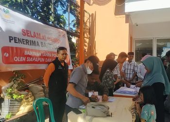 Kadinsos Pandeglang Pantau Penyaluran Bansos PKH dan Sembako
