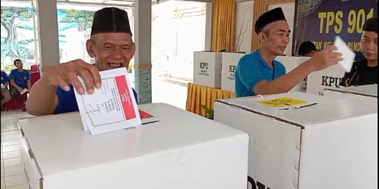 Ratusan WBP Rutan Kelas IIB&nbsp; Pandeglang Ikut Nyoblos di Pemilu 2024